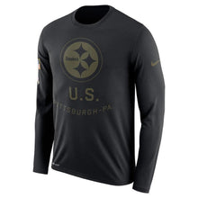 Load image into Gallery viewer, Pittsburgh Steelers Salute To Service Long Sleeve Shirt