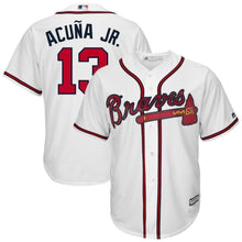 Load image into Gallery viewer, Ronald Acuña Jr. Atlanta Braves Baseball Player Jersey 2018/19
