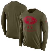 Load image into Gallery viewer, San Francisco 49ers Salute To Service Long Sleeve Shirt