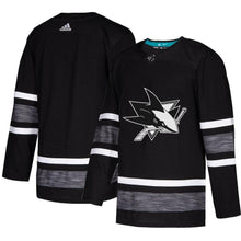 Load image into Gallery viewer, San Jose Sharks 2019 All Star Game Parley Player Swingman Jersey 2018/19