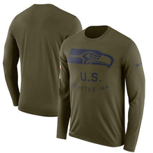 Load image into Gallery viewer, Seattle Seahawks Salute To Service Long Sleeve Shirt
