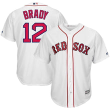 Load image into Gallery viewer, Tom Brady Boston Red Sox Baseball Player Jersey 2018/19