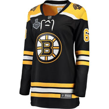 Load image into Gallery viewer, Women s Boston Bruins Brad Marchand Black 2019 Stanley Cup Final Bound Home Breakaway Player Jersey 2018/19 Black Yellow
