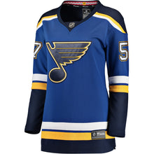Load image into Gallery viewer, Women s St Louis Blues David Perron Fanatics Branded Blue Home Breakaway Player Jersey 2018/19