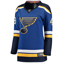 Load image into Gallery viewer, Women s St Louis Blues Ivan Barbashev Fanatics Branded Blue Breakaway Player Jersey 2018/19