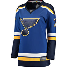 Load image into Gallery viewer, Women s St Louis Blues Patrick Maroon Fanatics Branded Blue Home Breakaway Player Jersey 2018/19