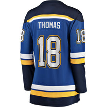 Load image into Gallery viewer, Women s St Louis Blues Robert Thomas Fanatics Branded Blue Home Breakaway Player Jersey 2018/19