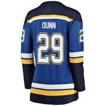 Load image into Gallery viewer, Women s St Louis Blues Vince Dunn Fanatics Branded Blue Breakaway Player Jersey 2018/19