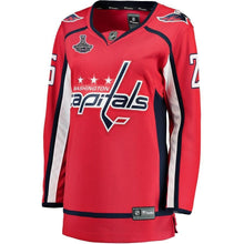 Load image into Gallery viewer, Women s Washington Capitals Devante Smith Pelly Fanatics Branded Red 2018 Stanley Cup Champions Home Breakaway Player Jersey 2018/19 Red