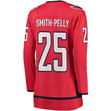 Load image into Gallery viewer, Women s Washington Capitals Devante Smith Pelly Fanatics Branded Red 2018 Stanley Cup Champions Home Breakaway Player Jersey 2018/19 Red