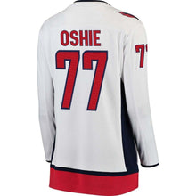 Load image into Gallery viewer, Women s Washington Capitals TJ Oshie White 2018 Stanley Cup Champions Away Breakaway Player Jersey 2018/19 White