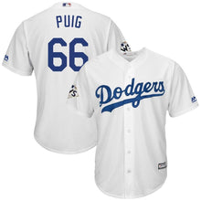 Load image into Gallery viewer, Yasiel Puig Los Angeles Dodgers Baseball Player Jersey 2018/19