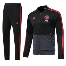 Load image into Gallery viewer, Manchester United Black Tracksuit Training Jackets and Pants 2018/19