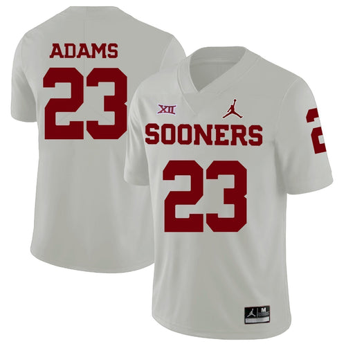 Abdul Adams Oklahoma Sooners Jordan Football Jersey 2018/19 - White