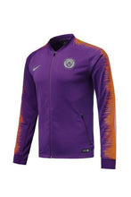 Load image into Gallery viewer, Manchester City Purple Tracksuit Training Jackets and Pants 2018/19