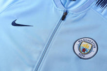 Load image into Gallery viewer, Manchester City Light Blue Tracksuit Training Jackets and Pants 2018/19