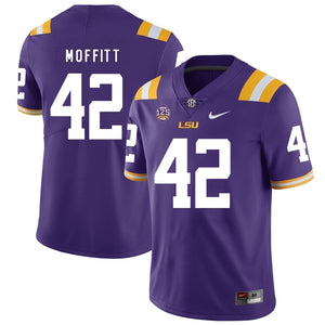 Aaron Moffitt LSU Tigers Football Jersey 2018/19 - Purple