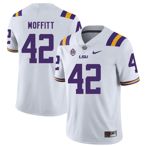 Aaron Moffitt LSU Tigers Football Jersey 2018/19 - White