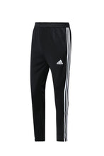 Load image into Gallery viewer, Real Madrid Black 3-Stripe Tracksuit Training Jackets and Pants 2018/19