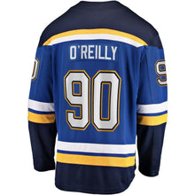 Load image into Gallery viewer, Men's St. Louis Blues Ryan O'Reilly Fanatics Branded Blue 2019 Stanley Cup Champions Home Breakaway Player Jersey 2018/19