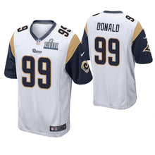 Load image into Gallery viewer, Aaron Donald Los Angeles Rams Super Bowl LIII Game Jersey 2018/19