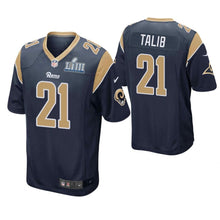 Load image into Gallery viewer, Aqib Talib Los Angeles Rams Super Bowl LIII Game Jersey 2018/19