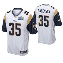 Load image into Gallery viewer, C.J. Anderson Los Angeles Rams Super Bowl LIII Game Jersey 2018/19
