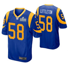Load image into Gallery viewer, Cory Littleton Los Angeles Rams Super Bowl LIII Game Jersey 2018/19
