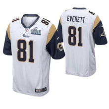 Load image into Gallery viewer, Gerald Everett Los Angeles Rams Super Bowl LIII Game Jersey 2018/19