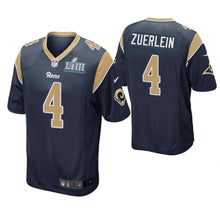 Load image into Gallery viewer, Greg Zuerlein Los Angeles Rams Super Bowl LIII Game Jersey 2018/19