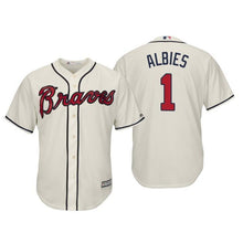 Load image into Gallery viewer, Ozzie Albies Atlanta Braves 2019 Baseball Player Jersey 2018/19