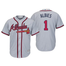 Load image into Gallery viewer, Ozzie Albies Atlanta Braves 2019 Baseball Player Jersey 2018/19