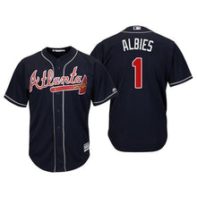 Load image into Gallery viewer, Ozzie Albies Atlanta Braves 2019 Baseball Player Jersey 2018/19