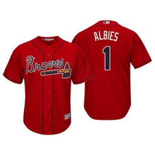 Load image into Gallery viewer, Ozzie Albies Atlanta Braves 2019 Baseball Player Jersey 2018/19