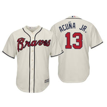 Load image into Gallery viewer, Ronald Acuna Jr Atlanta Braves 2019 Baseball Player Jersey 2018/19