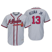 Load image into Gallery viewer, Ronald Acuna Jr Atlanta Braves 2019 Baseball Player Jersey 2018/19