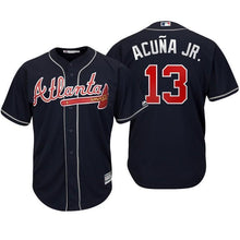 Load image into Gallery viewer, Ronald Acuna Jr Atlanta Braves 2019 Baseball Player Jersey 2018/19