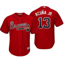 Load image into Gallery viewer, Ronald Acuna Jr Atlanta Braves 2019 Baseball Player Jersey 2018/19