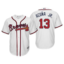 Load image into Gallery viewer, Ronald Acuna Jr Atlanta Braves 2019 Baseball Player Jersey 2018/19