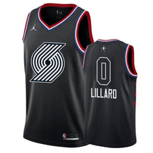 Load image into Gallery viewer, Portland Trail Blazers #0 Damian Lillard 2019 ALL STAR Swingman Jersey 2018/19