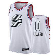Load image into Gallery viewer, Portland Trail Blazers #0 Damian Lillard 2019 ALL STAR Swingman Jersey 2018/19