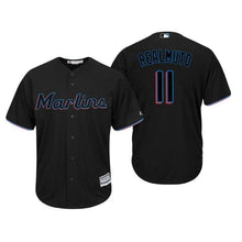 Load image into Gallery viewer, J.T. Realmuto Miami Marlins 2019 Baseball Player Jersey 2018/19