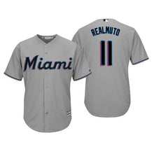 Load image into Gallery viewer, J.T. Realmuto Miami Marlins 2019 Baseball Player Jersey 2018/19