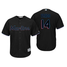 Load image into Gallery viewer, Martin Prado Miami Marlins 2019 Baseball Player Jersey 2018/19