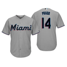 Load image into Gallery viewer, Martin Prado Miami Marlins 2019 Baseball Player Jersey 2018/19