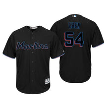 Load image into Gallery viewer, Wei-Yin Chen Miami Marlins 2019 Baseball Player Jersey 2018/19