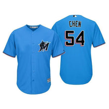 Load image into Gallery viewer, Wei-Yin Chen Miami Marlins 2019 Baseball Player Jersey 2018/19