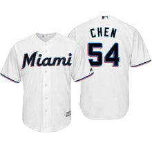 Load image into Gallery viewer, Wei-Yin Chen Miami Marlins 2019 Baseball Player Jersey 2018/19