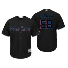 Load image into Gallery viewer, Dan Straily Miami Marlins 2019 Baseball Player Jersey 2018/19