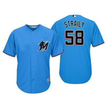 Load image into Gallery viewer, Dan Straily Miami Marlins 2019 Baseball Player Jersey 2018/19